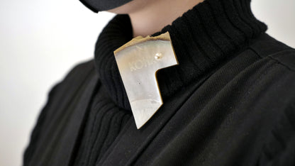 Laser_ Pin brooch
